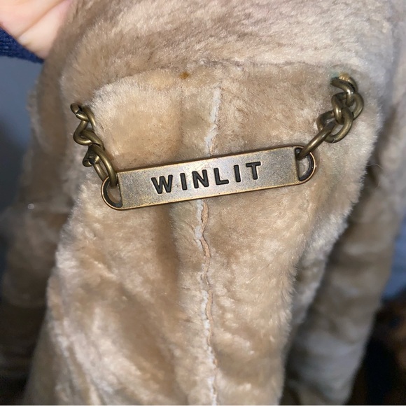 Vintage Winlit Genuine Leather Suede Jacket Women's Large - Picture 8 of 10